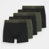 Pier One 5 PACK - Panties - Black/khaki -Pier One 00955010cec94d048deaec05ec199c27