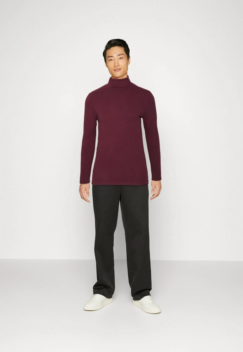 Pier One 2 PACK - Langarmshirt - Beige/bordeaux 3 Pier One 2 PACK - Langarmshirt - Beige/bordeaux