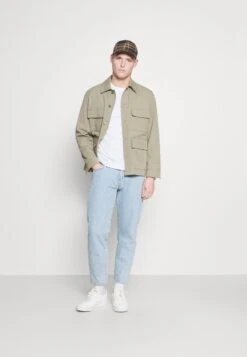 Pier One 5 PACK - Langarmshirt - White/dark Blu/grey