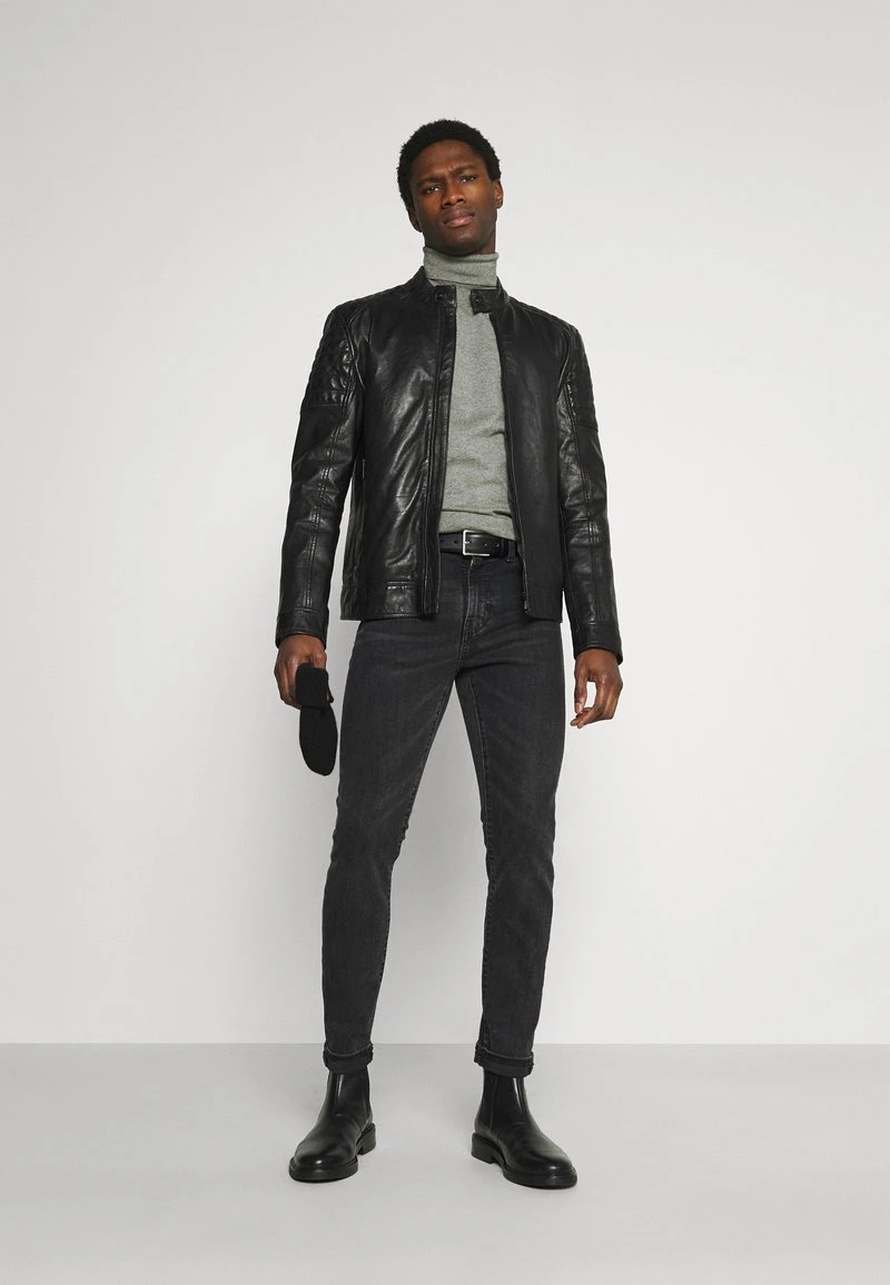 Pier One 2 PACK - Strickpullover - Black/mottled Light Grey 3 Pier One 2 PACK - Strickpullover - Black/mottled Light Grey