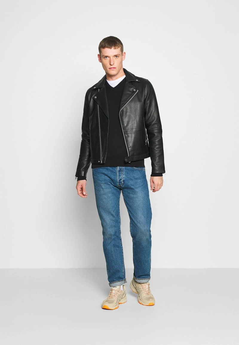 Pier One 2PACK - Strickpullover - Black/bordeaux 3 Pier One 2PACK - Strickpullover - Black/bordeaux