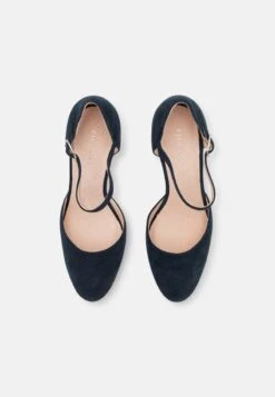 Pier One LEATHER - Pumps - Dark Blue -Pier One 2f3312e4b8dd4531b138ef076820ab22