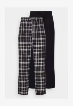 Pier One 2 PACK - Nachtwäsche Hose - Dark Blue -Pier One 529290e98e334fe58278de95b194e623