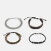 Pier One 4 PACK - Armband - Silver-coloured -Pier One 63cf059447144a91a73feb285e7d11ba
