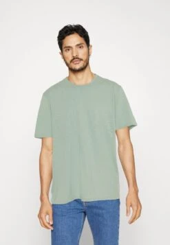 Pier One 5 PACK - T-Shirt Basic - Mint/off-white/khaki -Pier One 8476397dfdd94a21a5e235dbe9473d7d