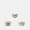 Pier One 3 PACK - Ring - Silver-coloured -Pier One 85173824d70b47e6b7a185011a75883a 2
