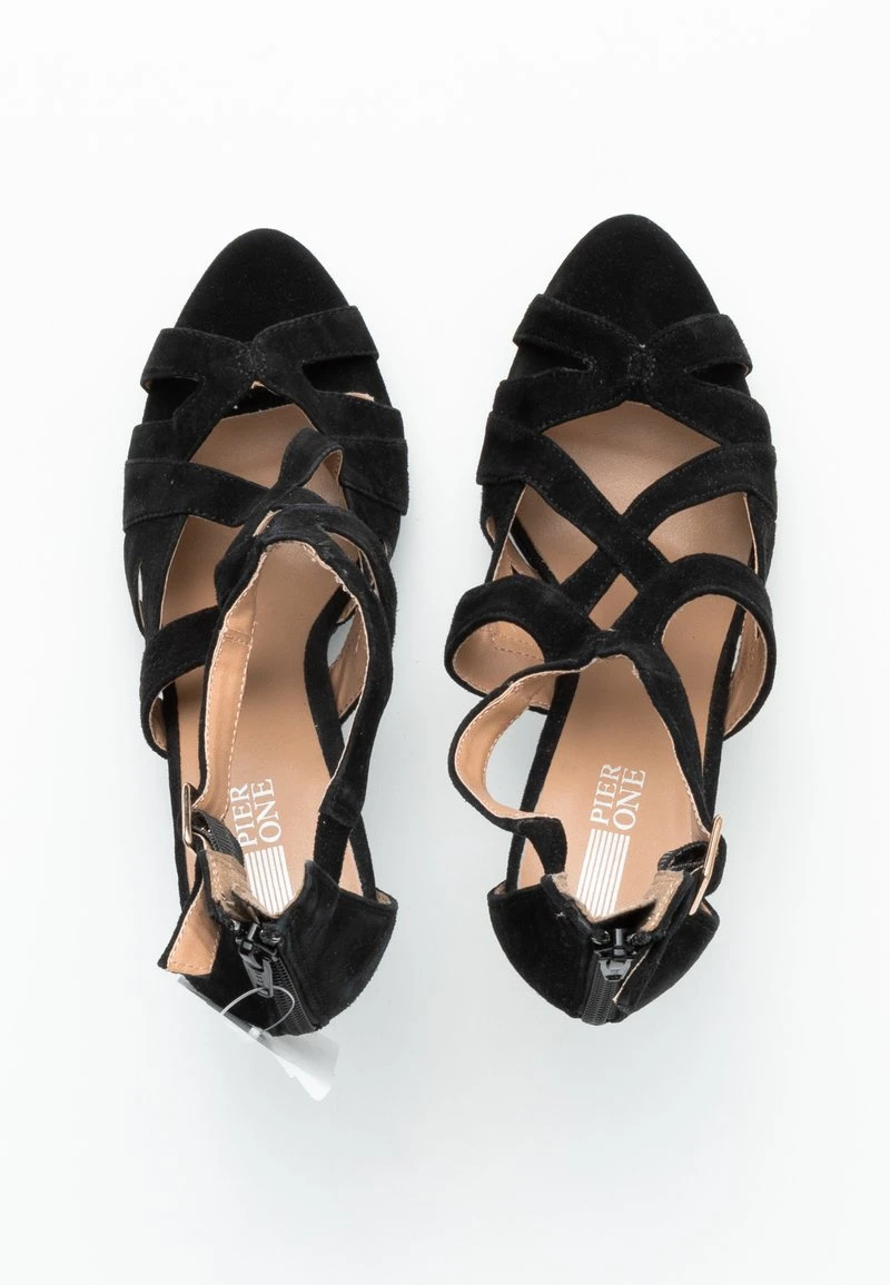 Pier One High Heel Sandalette - Black 4 Pier One High Heel Sandalette - Black – Bild 2