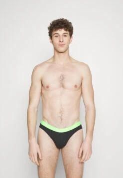 Pier One BRANDED WAISTBAND BRIEFS 3 PACK - Slip - Black -Pier One 87822367847c47febdfb486f93afed0b