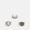 Pier One 3 PACK - Ring - Silver-coloured -Pier One af359e71100c434e9c9716078e03e80c 2