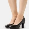 Pier One LEATHER - Plateaupumps - Black -Pier One af858f64820d4a4083125dbe2870a8e5