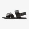 Pier One Riemensandalette - Black