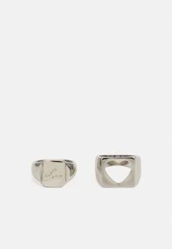 Pier One 2 PACK - Ring - Silver-coloured -Pier One b8486512110c4b679a24b0a09e18df93 1