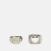 Pier One 2 PACK - Ring - Silver-coloured -Pier One b8486512110c4b679a24b0a09e18df93
