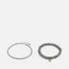 Pier One 2 PACK - Armband - Silver-coloured -Pier One c8a2904a872e44a69624b161aad3b165 2