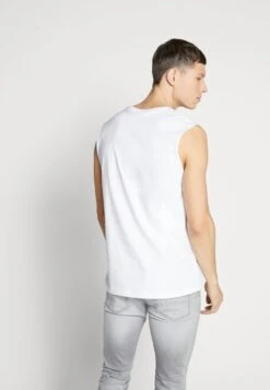 Pier One 2 PACK - Top - White/black -Pier One d0b4dab63b5548078a8543a3eca09f0c