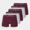 Pier One 5 PACK - Panties - Bordeaux/mottled Grey -Pier One d14cfd0e857342e5ab780ebed3841c16
