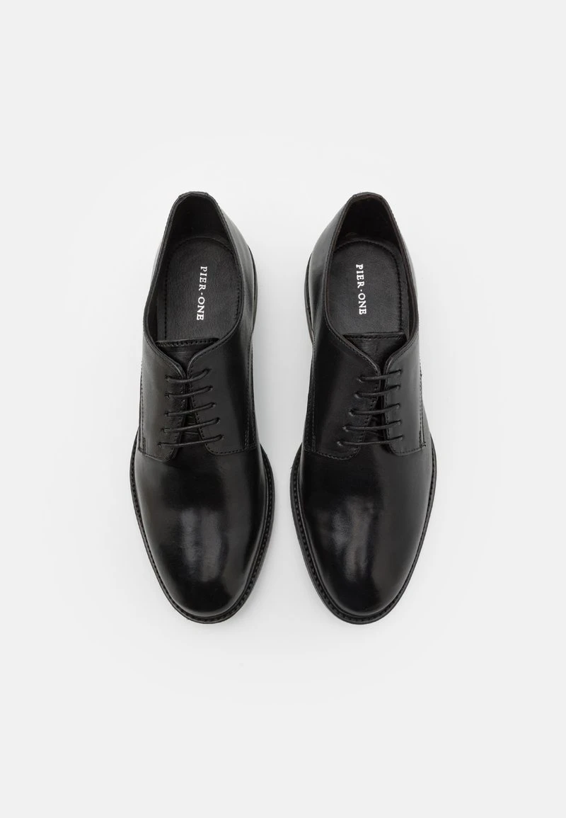 Pier One LEATHER - Schnürer - Black 6 Pier One LEATHER - Schnürer - Black – Bild 4