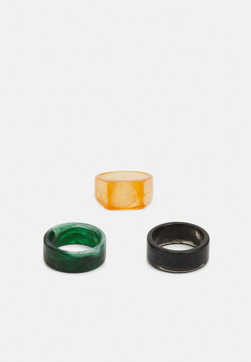 Pier One 3 PACK - Ring - Black/green/orange 5 Pier One 3 PACK - Ring - Black/green/orange – Bild 4
