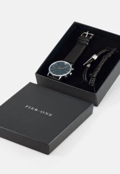 Pier One SET - Uhr - Black 12 Pier One SET - Uhr - Black -Pier One e3698392312245d48955706d88c064dc