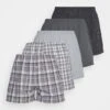 Pier One 5 PACK - Boxershorts - Black/grey/white -Pier One fecc50ee078b472b9c6298f11e57aac3